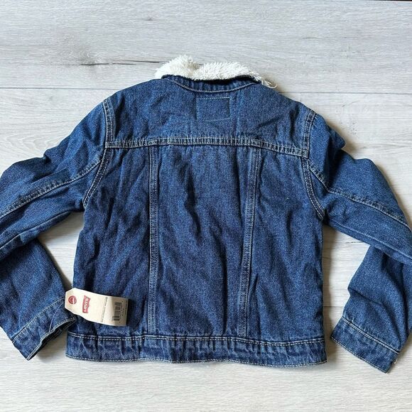 LEVI’S‎ Bestseller SHERPA TRUCKER JACKET BIG GIRLS M Nwt - Picture 7 of 7